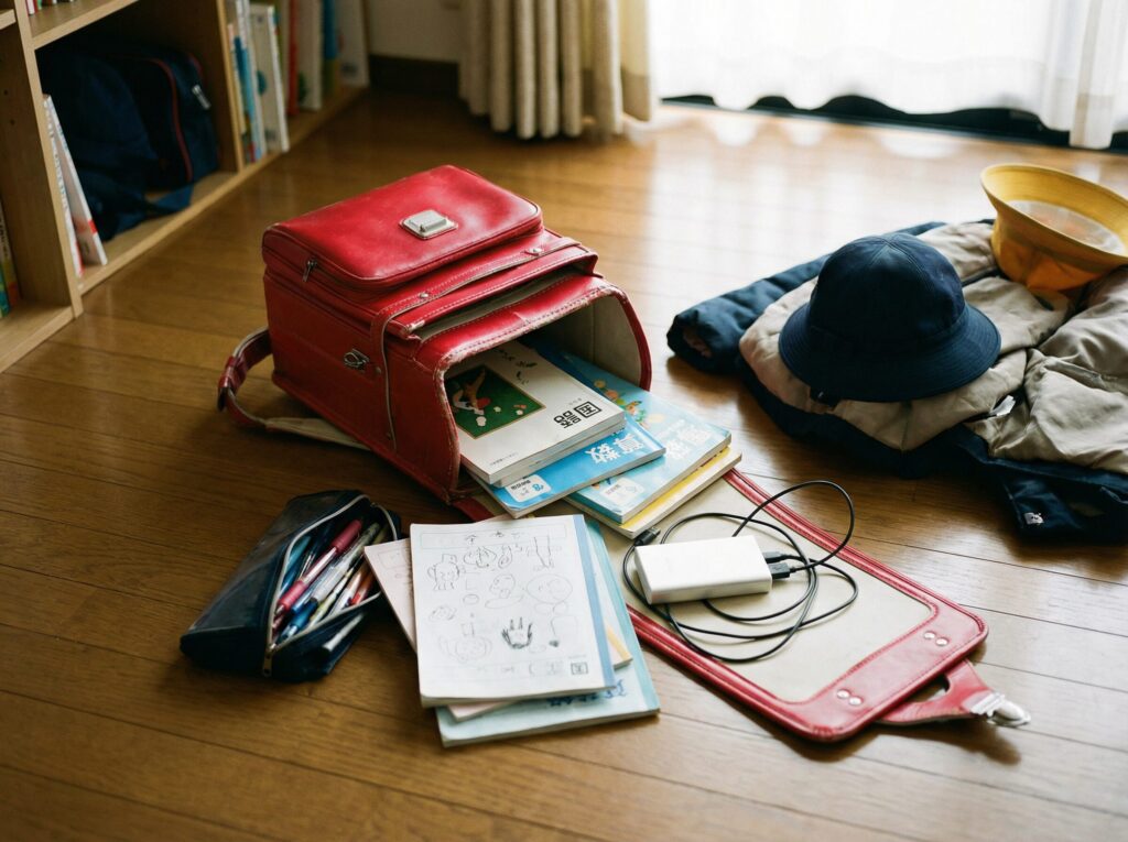 mobile battery in a bag, created by Gemini 2.5 Nano Banana